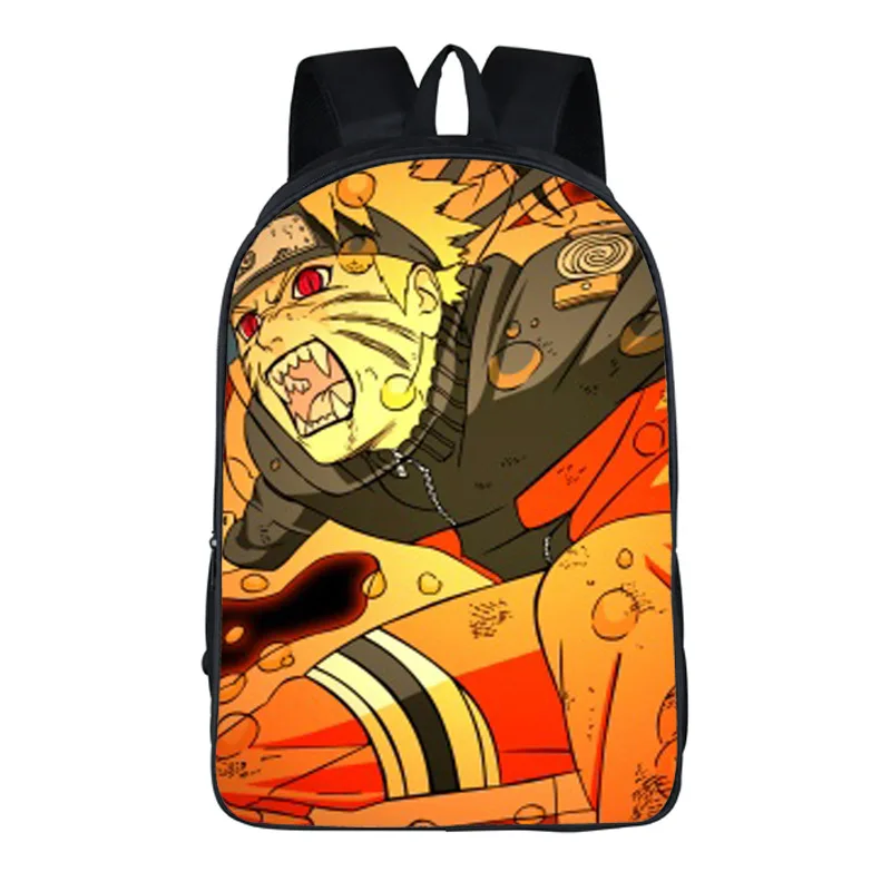 Японское аниме Наруто Косплей студенческие рюкзаки рукоделие принт классные