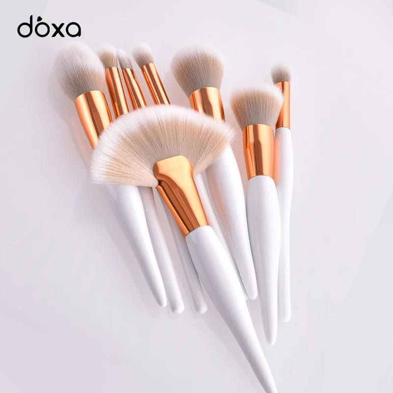 Набор белых кистей для макияжа doxa тонального крема пудры румян теней консилера