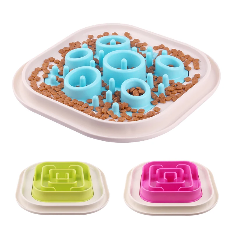 Кормушка для собак медленная еда миска домашних животных Экологичная прочная