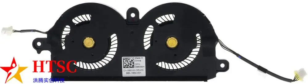 

Оригинальный вентилятор охлаждения процессора для Dell XPS 13 9370 0980WH ND55C19-16M01 098WH 100% проверенный ОК