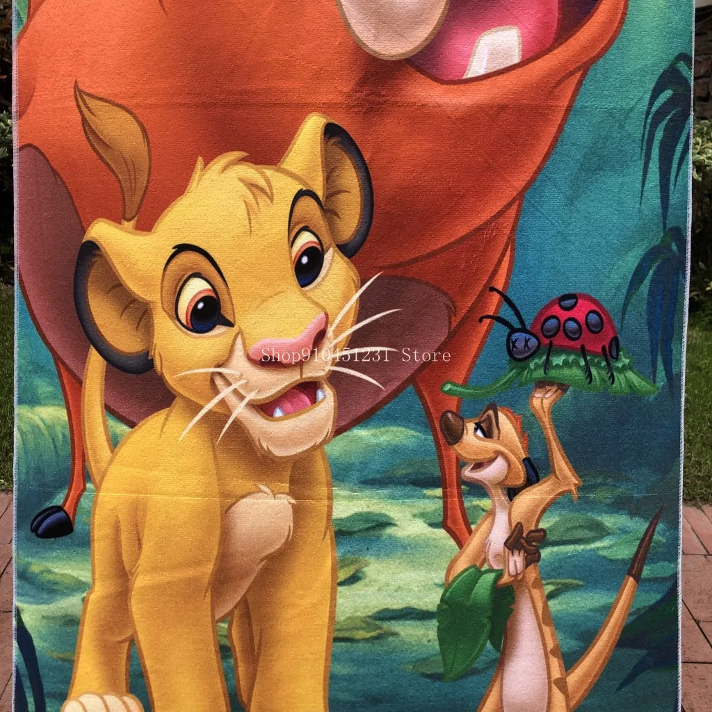 Disney Детские Симба Король Лев Минни милые Прошитые микроволокно дома детское