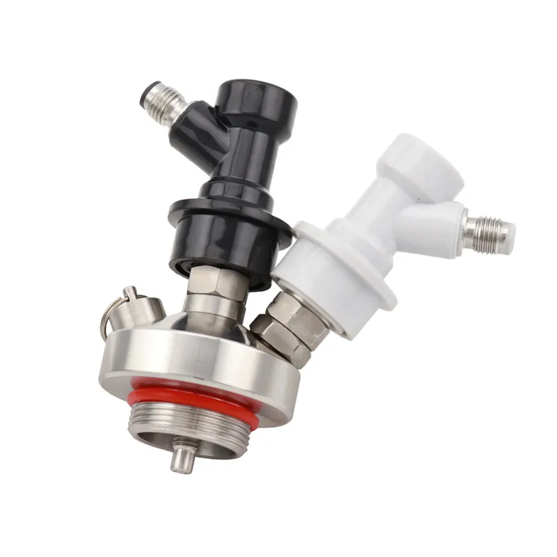 304 нержавеющая сталь мини-бочонок диспенсер копье с шариковым замком и 50 см шланг