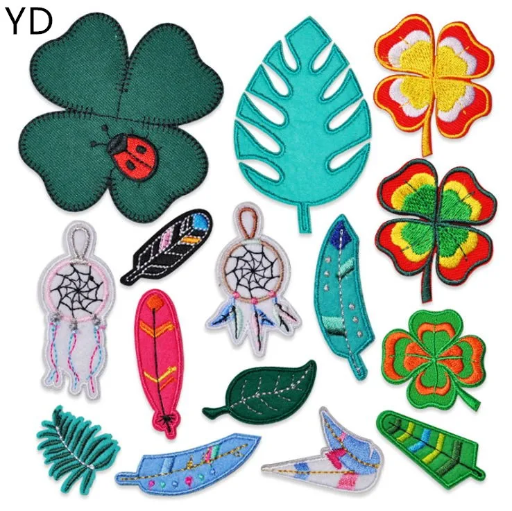 

10 шт., вышитые нашивки для джинсов, пальто, футболок