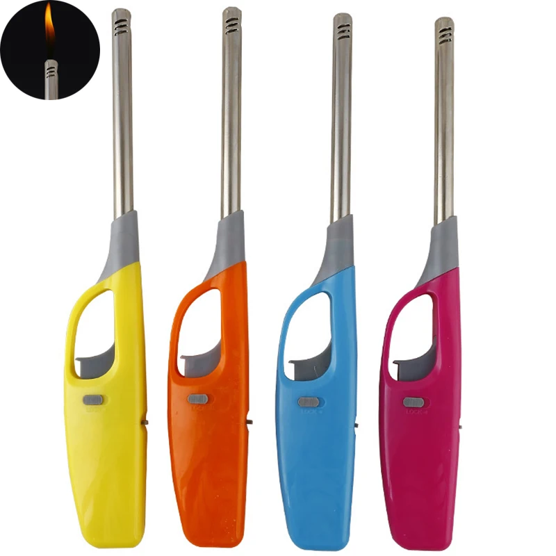 

100 шт./партия, многофункциональная Бутановая Зажигалка для кухонного камина