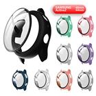 1 шт. Роскошный Матовый Жесткий чехол для Samsung Galaxy Watch Active 2 9H из закаленного стекла с полным экраном Защитная крышка для часов