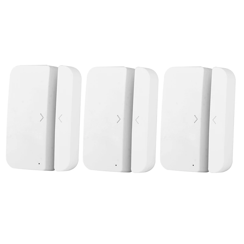 

Смарт-датчик двери и окна Tuya, Wi-Fi магнитный детектор открытия и закрытия дверей, управление через приложение, совместим с Amazon Alexa 3