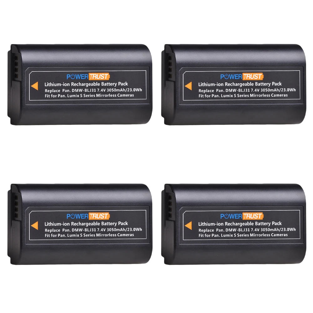 2x7,4 V 3050mAh DMW-BLJ31 DMWBLJ31 BLJ31 батарея+ lcd USB двойное зарядное устройство для камер Panasonic LUMIX S1, S1R, S1H, LUMIX серии S