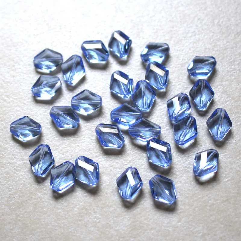 

Shangquan Upscale Austrian crystal beads High quality 8x10mm 100pcs loose glass beads for earrings bracelet Jewelry DIY