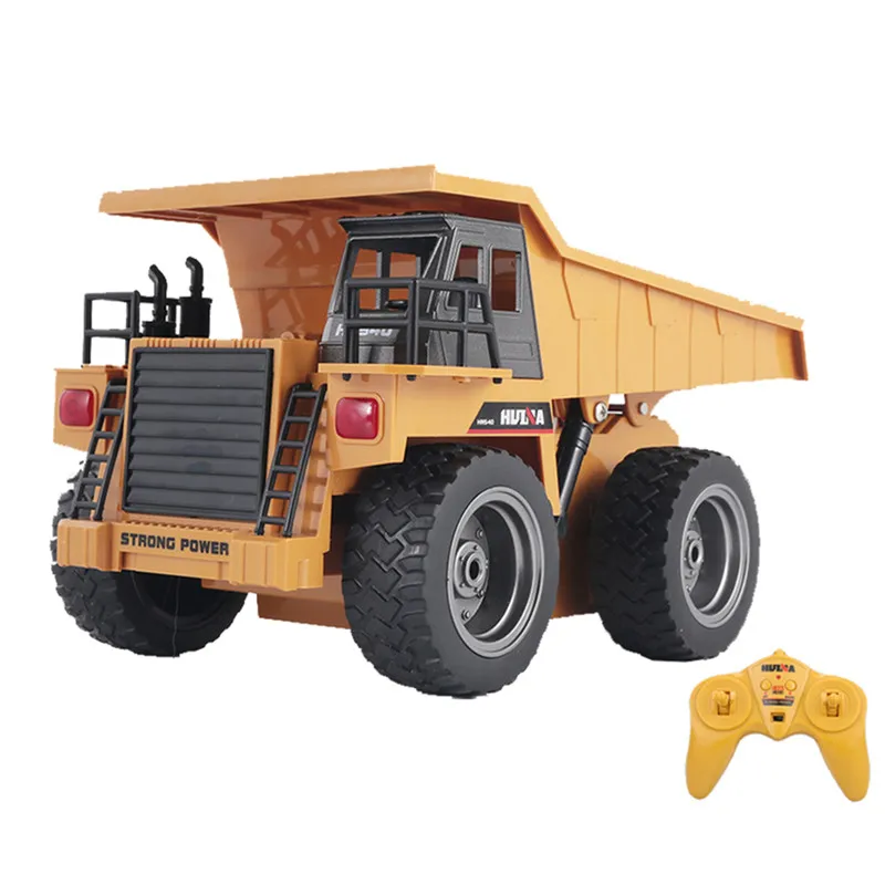 

HUINA 1:18 RC Truck Dumper Caterpillar Alloy Tractor Model Engineering Cars Excavator 2.4GHz Radio Controlled Car Toys For Boys