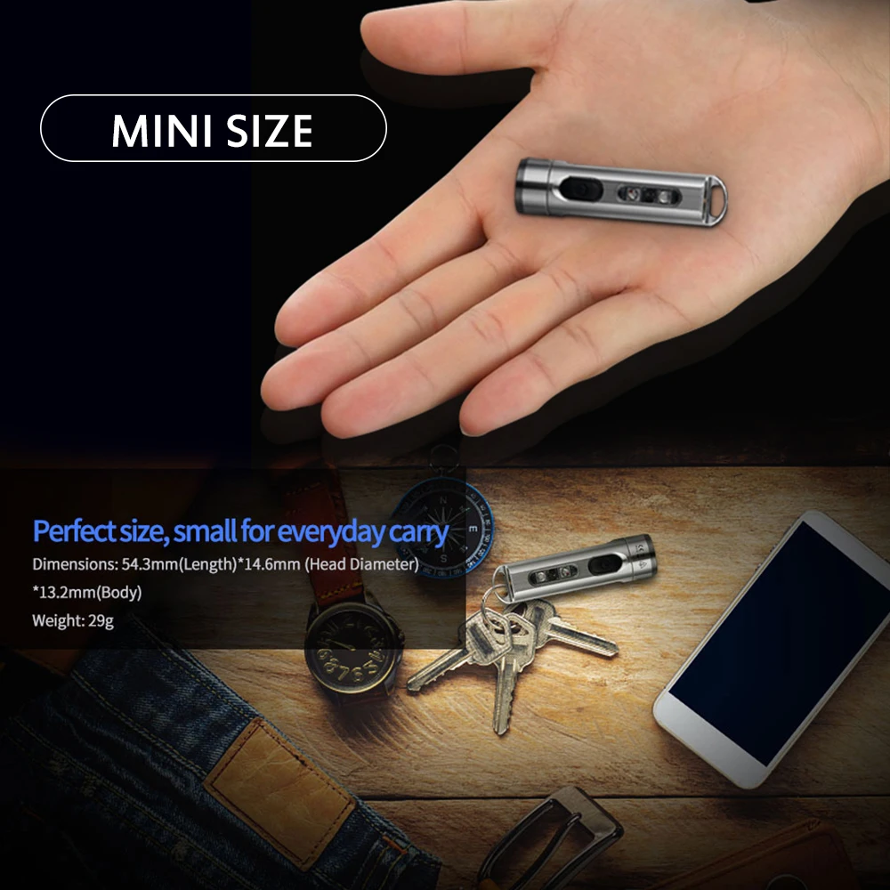 Jetbeam Фонарик светодиодный фонарик IPX8 XP G3 мини Портативный 500 люмен для кемпинга на