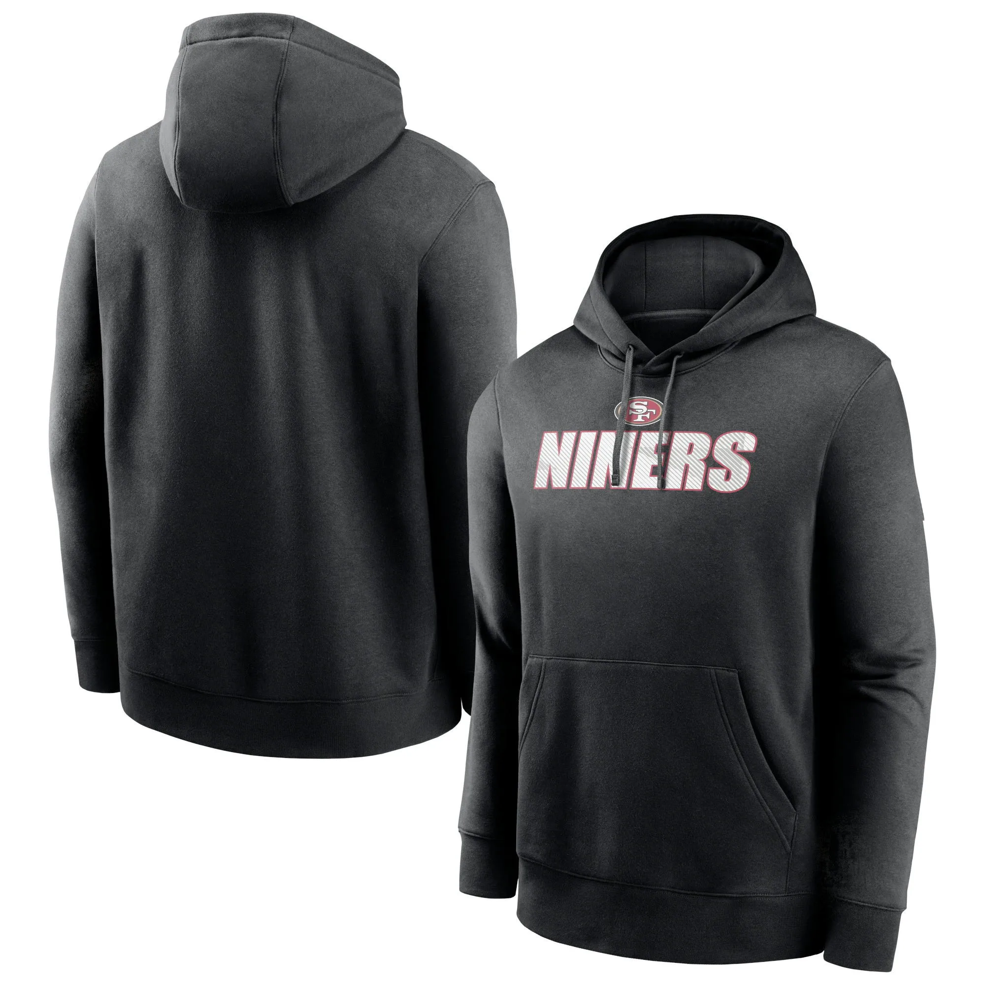 

Men San Francisco Black Fan Gear Local Club Pullover Hoodie