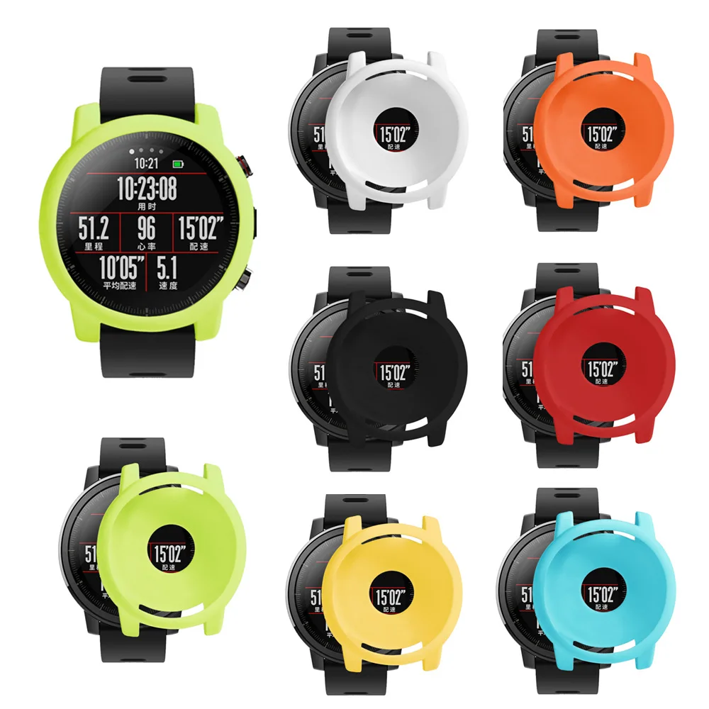 

Мягкий защитный чехол, силиконовый чехол для браслета Xiaomi Huami Amazfit Strato, чехол из ТПУ, чехол для часов Huami Amazfit 2