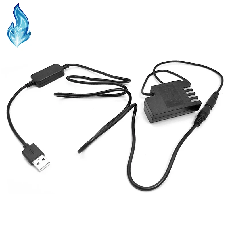Адаптер DMW DCC12 для внешнего аккумулятора и USB-кабеля камеры Panasonic Lumix DMW-BLF19E GH5 GH4 GH5s G9