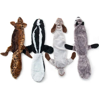 4Pcs Set Hipidog 4 шт. плюшевая игрушка домашнего питомца интерактивные скрипучие игрушки для больших собак дропшиппинг - Цвет: 4Pcs Set