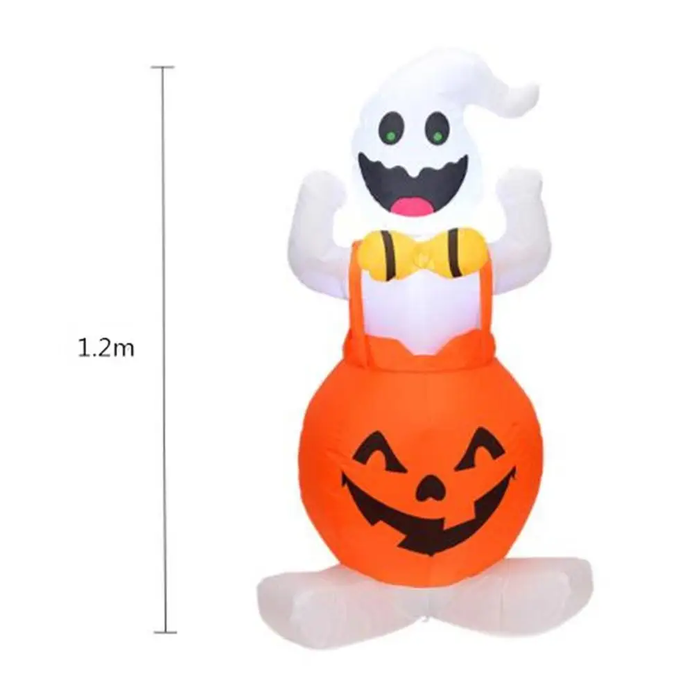 Надувная тыква на Хэллоуин наружное страшное украшение 1 2 м вечерние надувная
