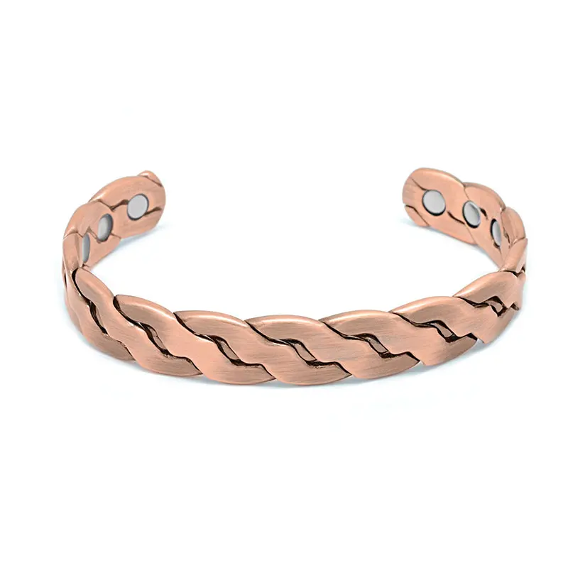 Escalus Health мощный античный медный женский магнитный браслет для мужчин Bio Healing