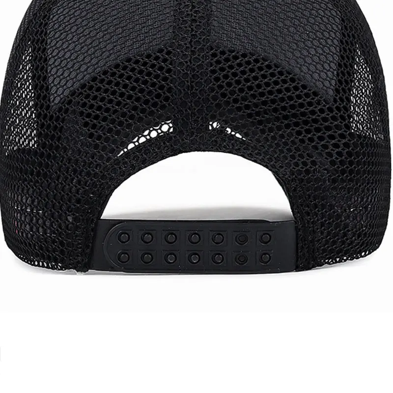 

Men's Adjustable Caps Casual Leisure Hats Outdoor Breathable Sun Protection Solid Color All-match Sunshade Hat For Men