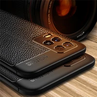 for cover oppo a54 case leather soft tpu silicone shockproof armor bumper back cover for oppo a54 phone case for oppo a54 fundas