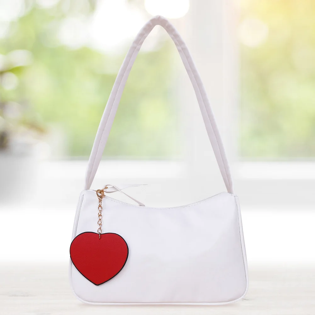 

Vintage Women PU Leather Shoulder Underarm Bag Ladies Zipper Mini Purse Handbag Solid Color Casual All-Match Women