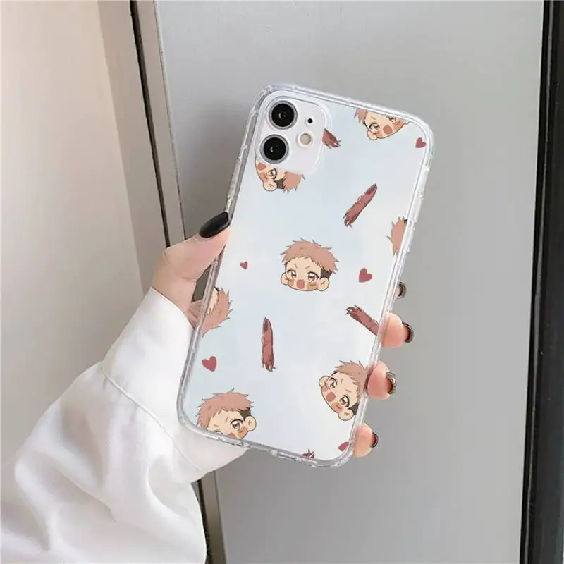 

Japan anime Jujutsu Kaisen anime Phone Case Transparent soft For iphone 5 5s 5c se 6 6s 7 8 11 12 plus mini x xs xr pro max