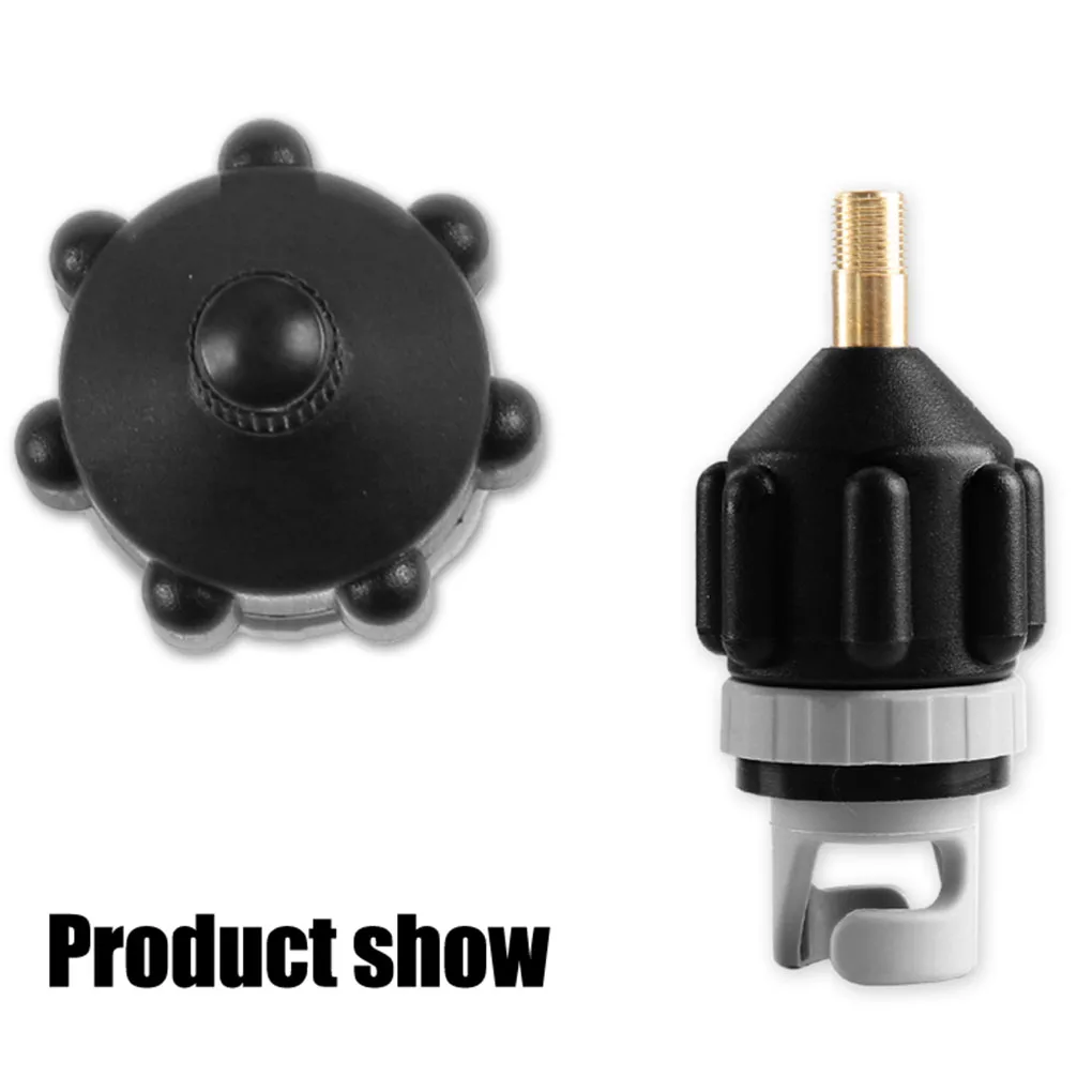 

Durable Air Valve Adaptor Wear-Resistant Rowing Boat Air Valve Adaptor Nylon Kayak Inflatable Pump Adapter for SUP Board