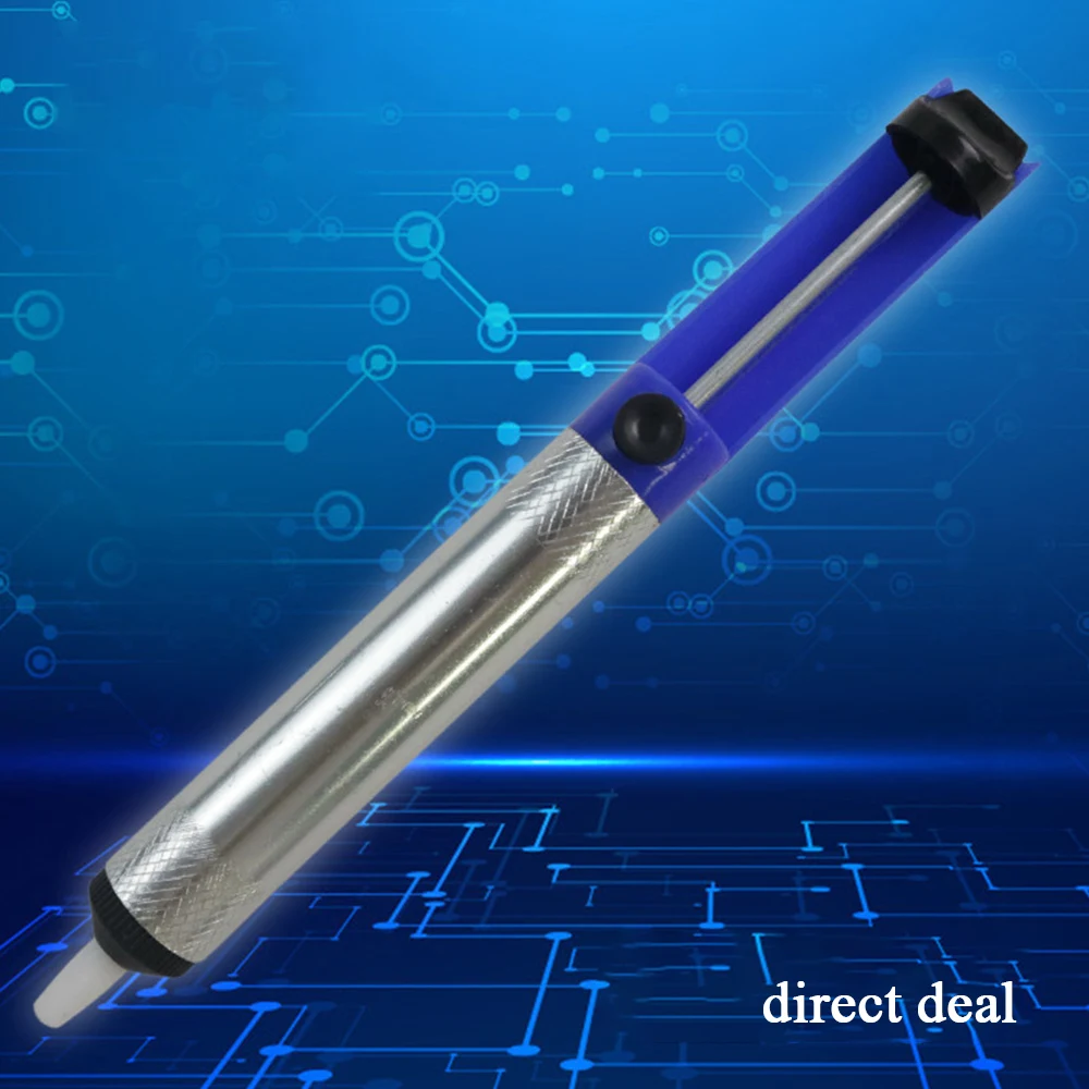 

Прибор для всасывания олова, прибор с половинным алюминиевым и половинным пластиковым припоем, нескользящий Электрический железо, ручка дл...