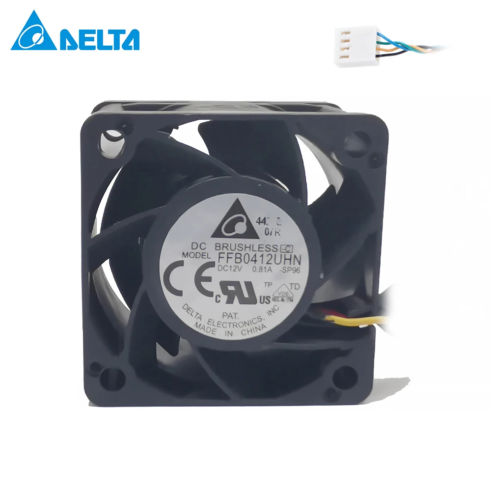 Для Delta FFB0412UHN SP96 pmw 4pin 12V 0.81A 4028 40 мм 4 см 40*40*28 1U 2U сервер вентилятор большой мощности