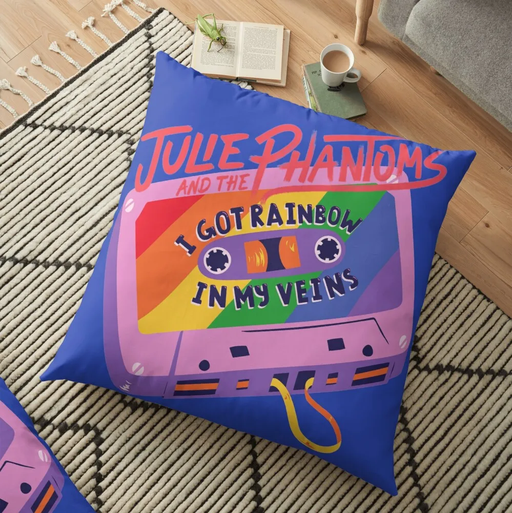 

Julie And Phantoms Rainbow Style Printed Decorative Cushion Sofa Cover Pillowcase Decorations For Home Decor Pillow Cover