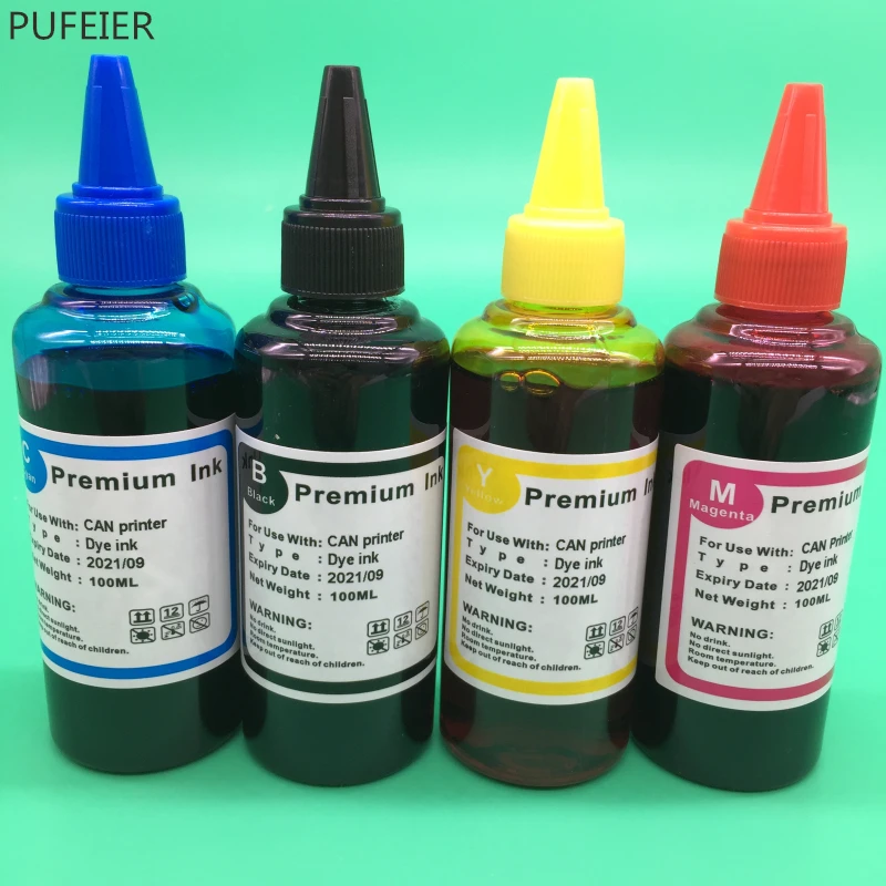 400 мл Одежда высшего качества воды на основе красителя наборы пополнения чернил