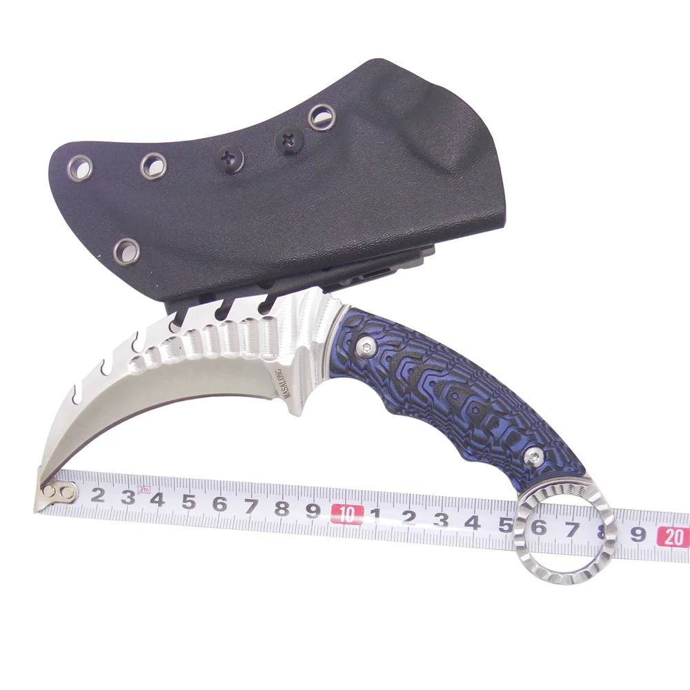 MASALONG Kni117 охотничьи Тактические Ножи Karambit высококачественный