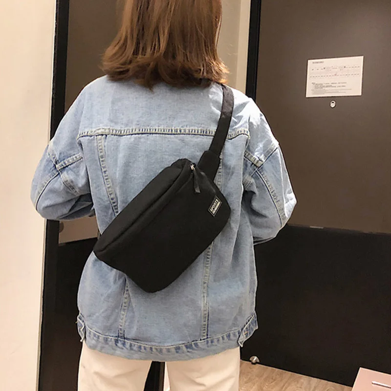 Черно белая клетчатая Женская поясная сумка высокого качества женская с