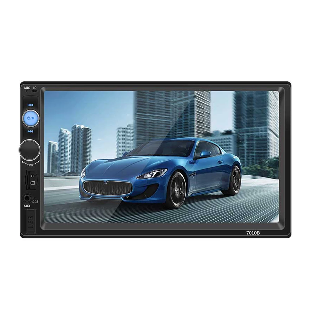 Radio Handsfree Reverse Image Bluetooh Car Mirrolink FM/AUX/USB/TF 2 Din Steering wheel control audio Stereo | Автомобили и