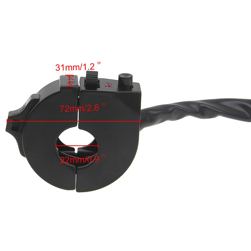 Универсальный мотоциклетный дневной переключатель передач On Off Road Horn сигнал