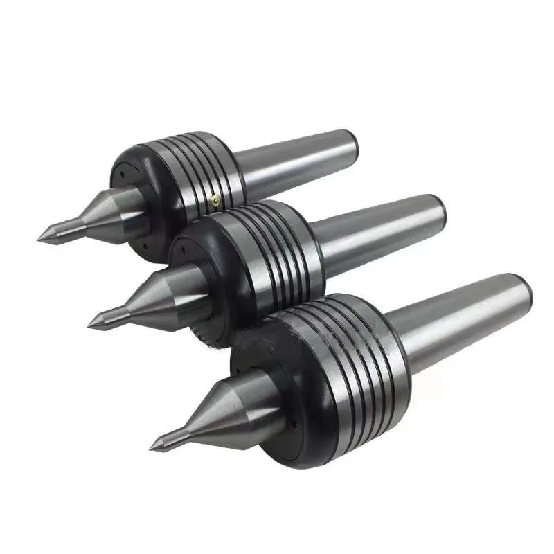

1PCS High Quality MT1 MT2 MT3 Steel Lathe Active Center Taper Tool Triple Bearing CNC MT2 Active Rotary Milling Center Taper Mac
