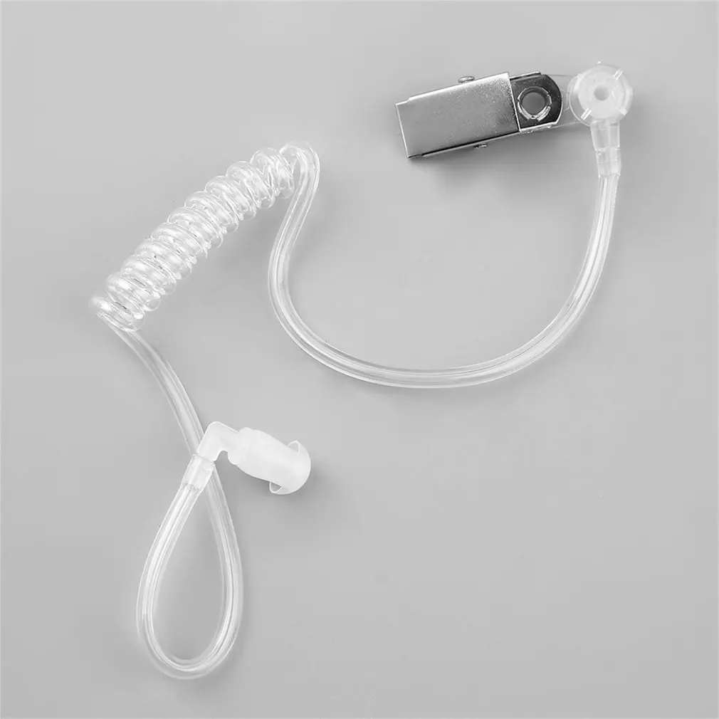 Новый 3 5 мм кремния акустическая Воздушная трубка вьющиеся кабельная гарнитура с