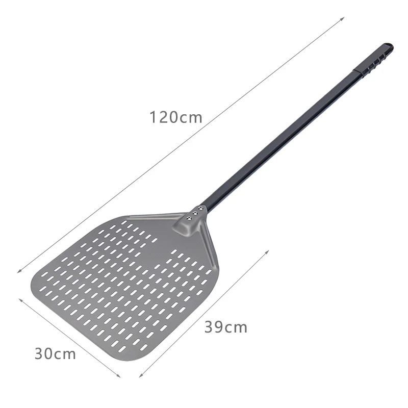 120 см длинная Лопата для пиццы твердая анодированная алюминиевая