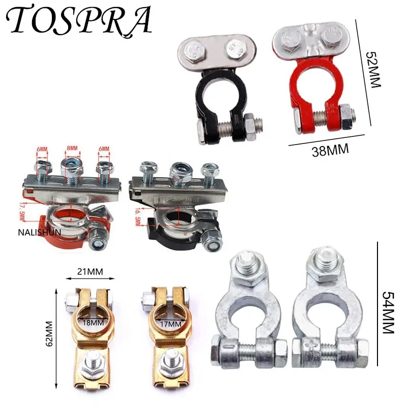 Клемма аккумуляторной батареи Соединительный зажим для аккумулятора 12/24 в