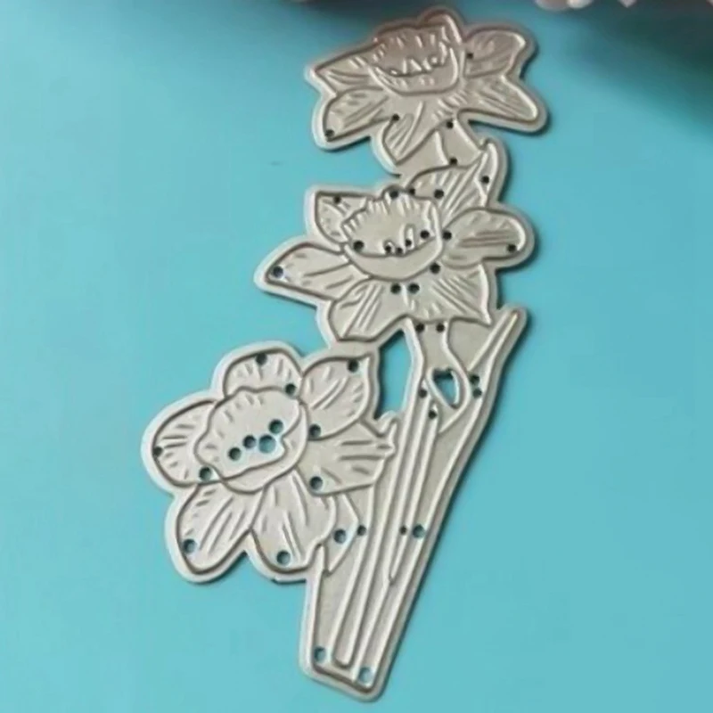 Высокое качество 3 шт. цветок украшения металлические режущие штампы Трафаретный