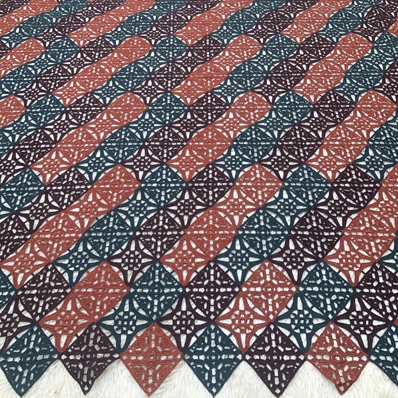 Африканская Европа Нигерия мягкая Водорастворимая кружевная ткань 2022 Новый