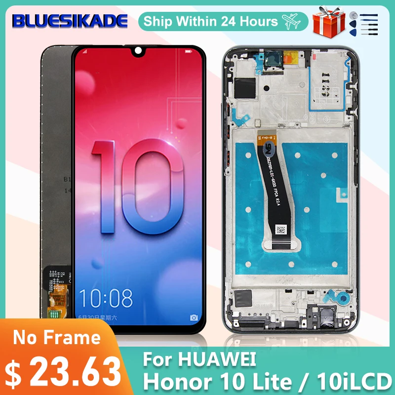 6 21 &quotдля Huawei Honor 10 Lite ЖК дисплей сенсорный экран в сборе для 10i HRY LX1 LX1T AL00a запасные