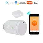 Привод радиатора Tuya Smart WIFI Zigbee, программируемый термостатический радиатор, клапан термостата, контроллер температуры, поддержка Alex