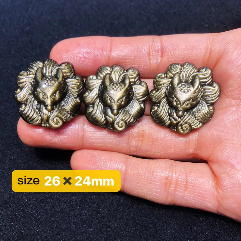 Подвески из натурального обсидиана с ожерельем для женщин и мужчин модные