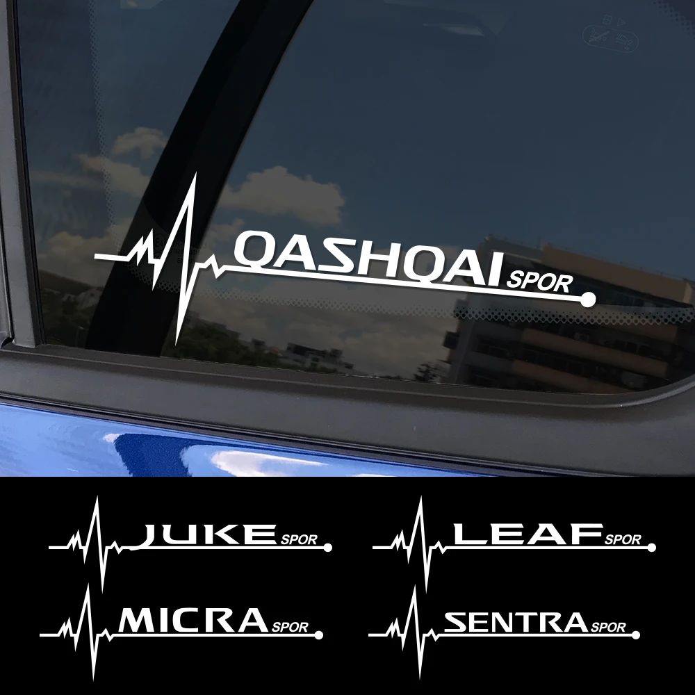 2 шт. наклейка на боковое окно автомобиля для Nissan Qashqai J10 Juke Leaf Micra Sentra Patrol Maxima Murano