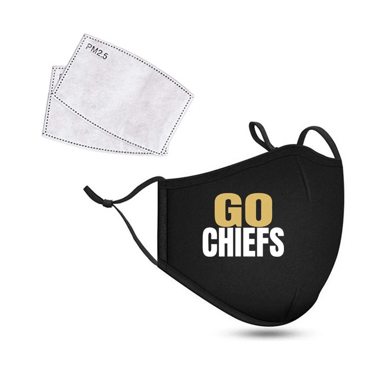 

Маска для фанатов футбола из Канзаса, хлопковая дышащая маска для лица для любителей езды на велосипеде и бега, пылеочищающая теплая маска с...