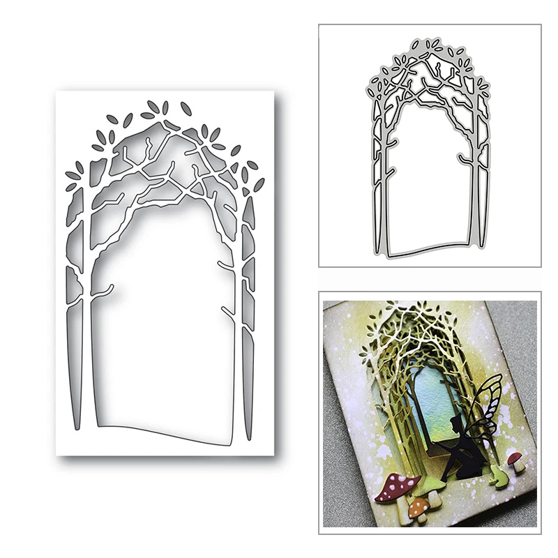 New Layered Timberland Collage Frame 2020 Metal Cutting Dies