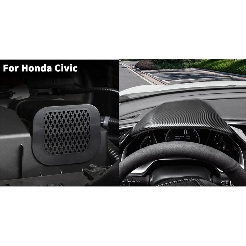 Engine Compartment Air Intake Cover for Honda Civic 16-19 &amp Center Steering Wheel Console Instrument Panel | Автомобили и