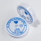 1 рулон поделки из бисера, Стрейчевые шнуры, эластичная строка, нить из драгоценных камней, оптовая продажа