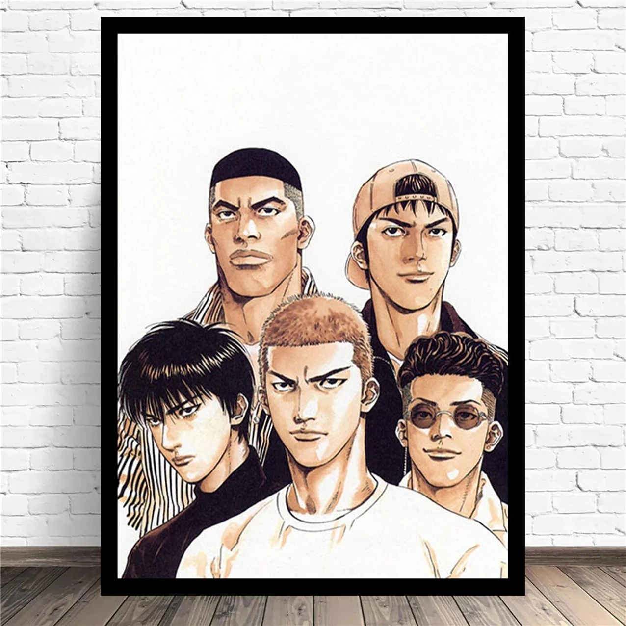 

Home Decoration Hd Prints Trend Slam Dunk Anime Original Paintings Pictures Wall Art Modular Canvas Poster Bedside Background