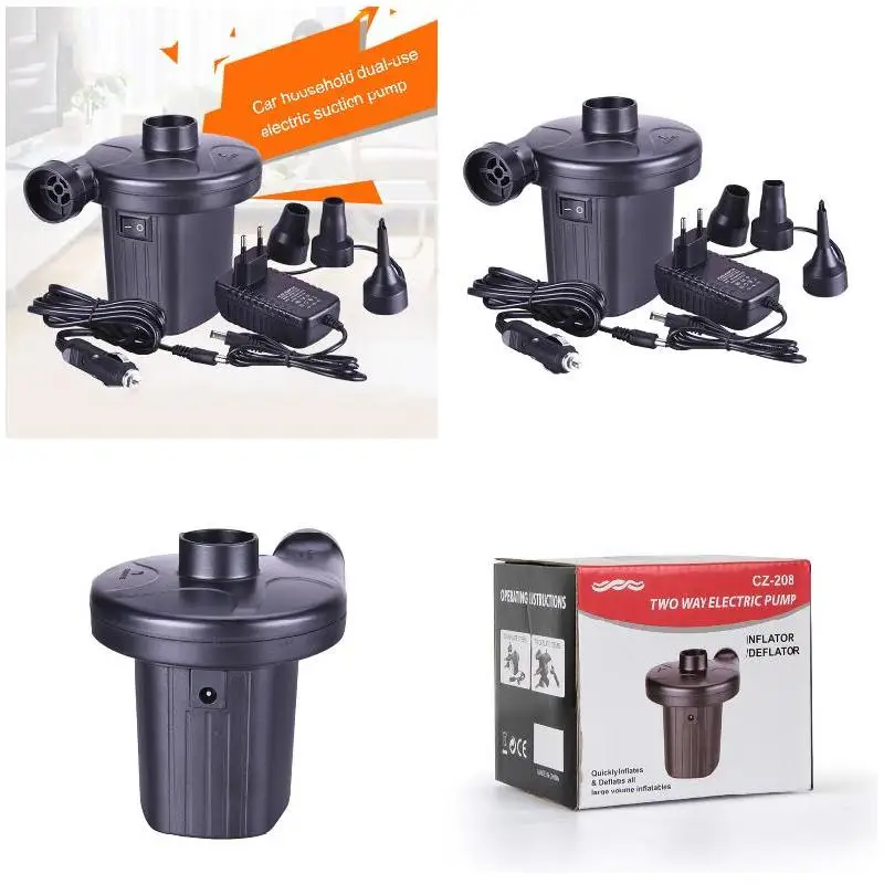 Портативный электрический воздушный насос для плавания надувной матрас плот