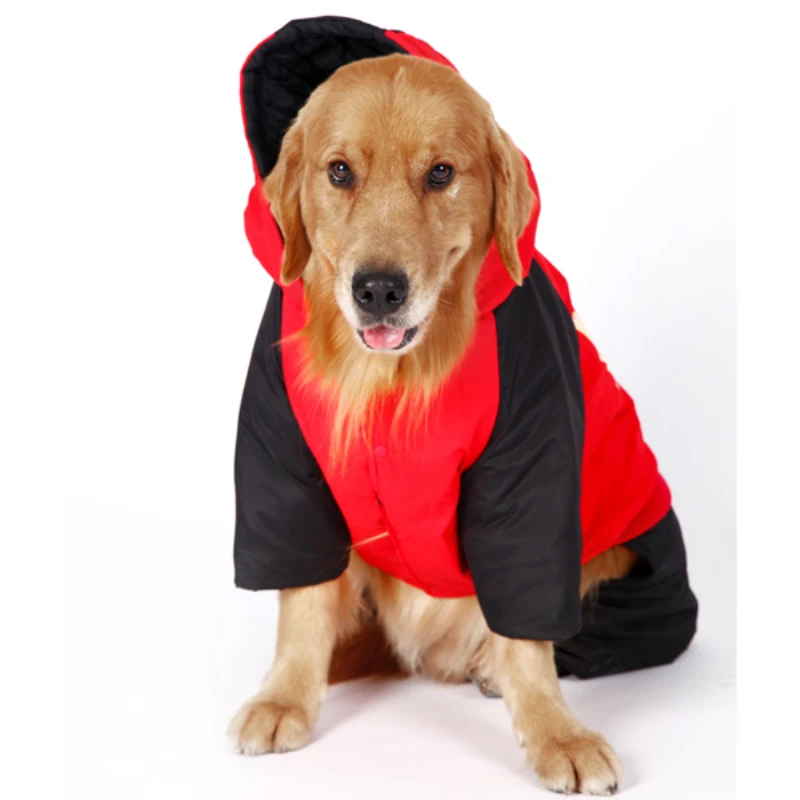 Одежда для крупных собак зимняя одежда наряды комбинезон самоида Хаски